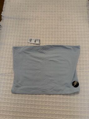 Tilly's Light Blue Strapless Crop Tube Top